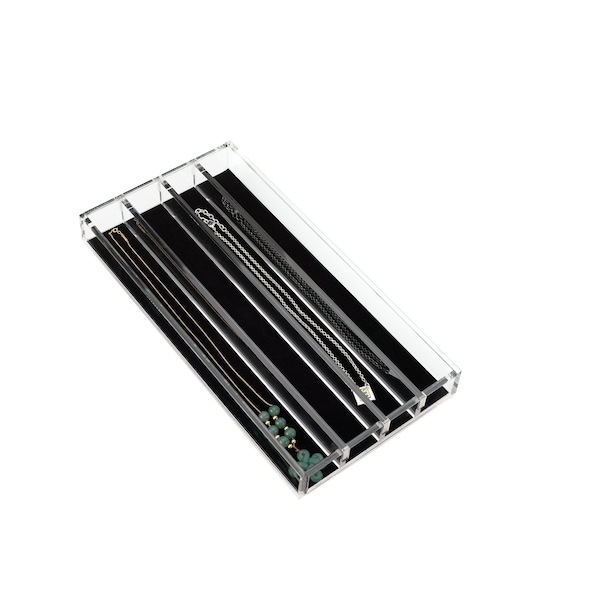 Rev-A-Shelf Rev-A-Shelf Acrylic Jewelry Organizer to use in Closet Drawers CA-NECKLACE-1 - main